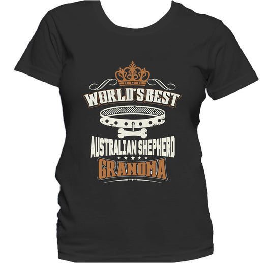 World's Best Australian Shepherd Grandma Women's T-Shirt