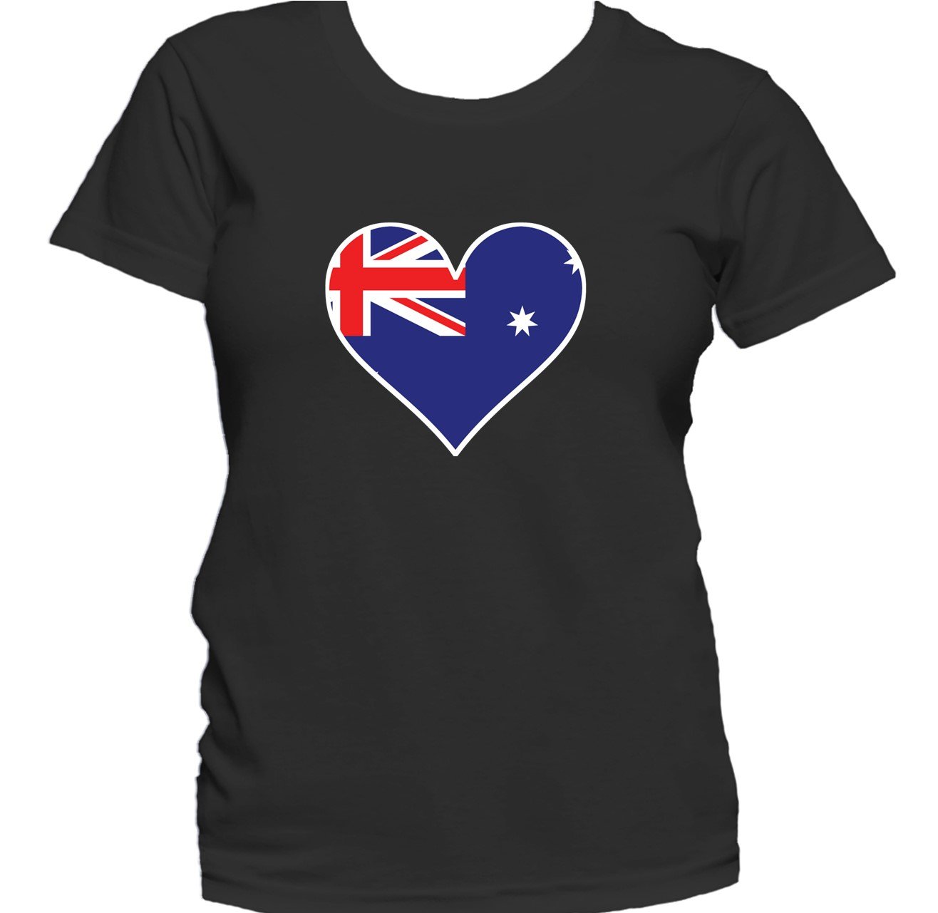 Australian Flag Heart Australia Love Women's T-Shirt