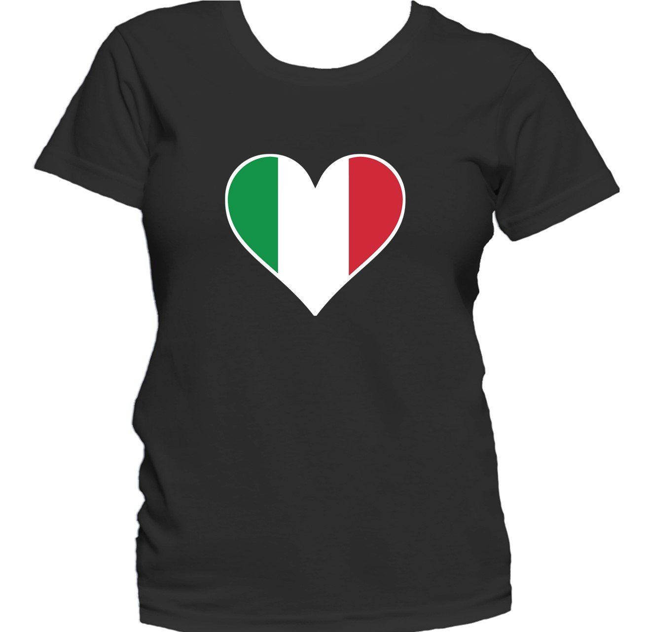 Italian Flag Heart Italy Love Women's T-Shirt