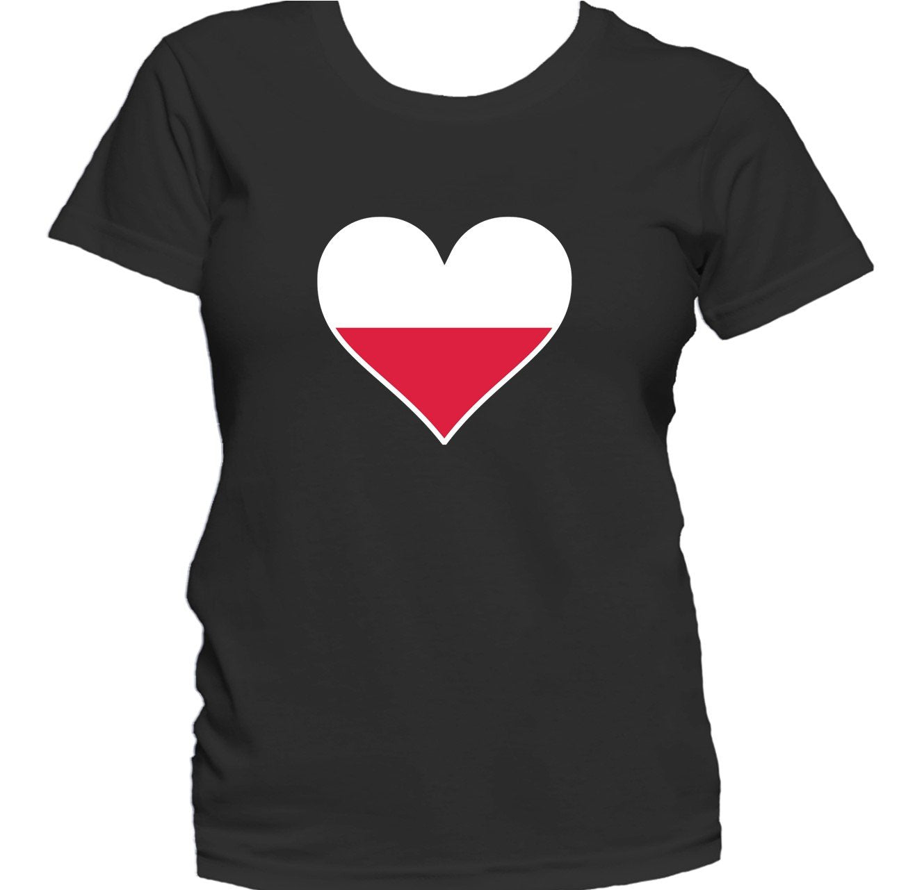 Polish Flag Heart Poland Love Women's T-Shirt