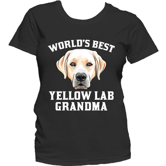 World's Best Yellow Lab Grandma Dog Women's T-Shirt
