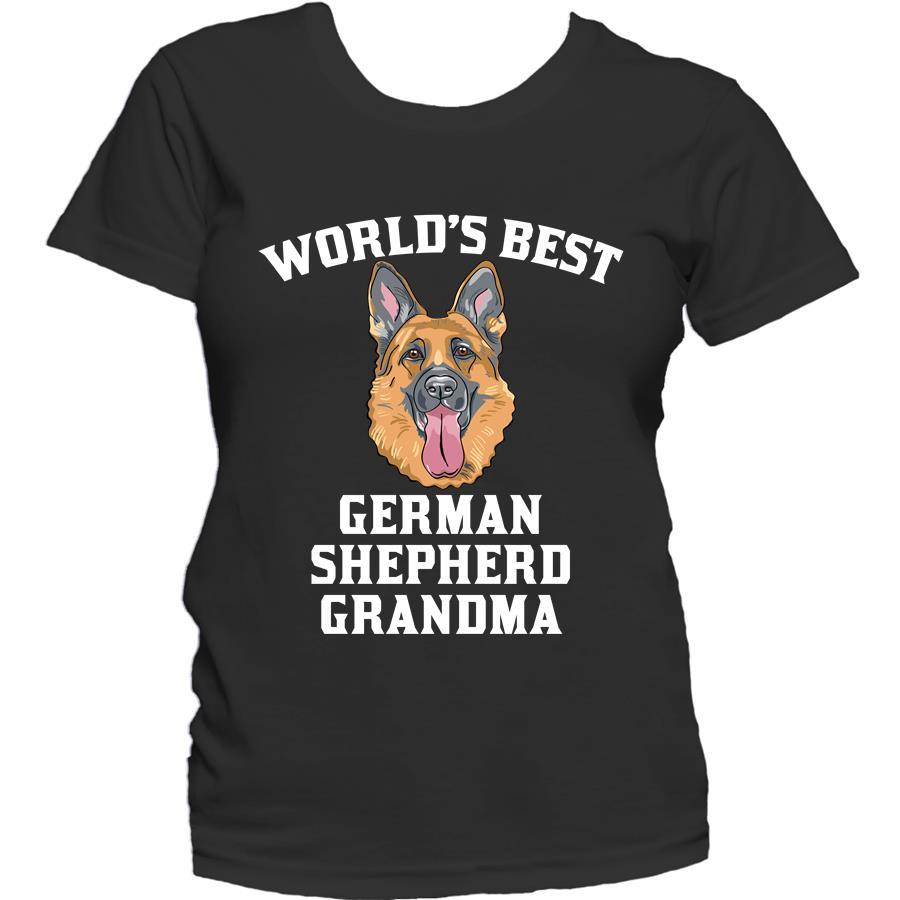 World's Best German Shepherd Grandma Dog Women's T-Shirt