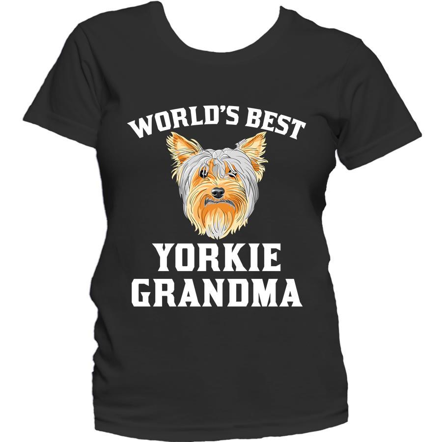 World's Best Yorkie Grandma Dog Women's T-Shirt