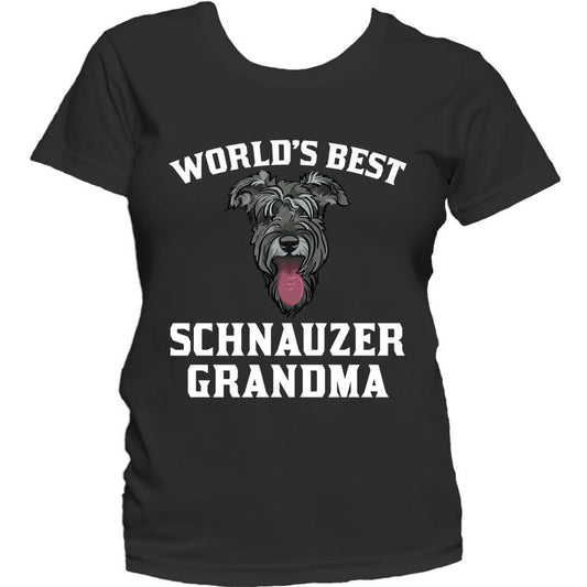 World's Best Schnauzer Grandma Dog Women's T-Shirt