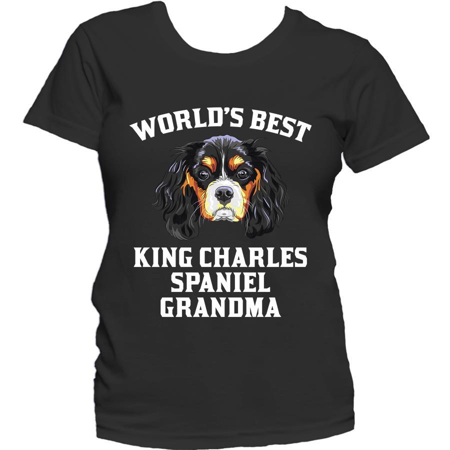 World's Best King Charles Spaniel Grandma Dog Women's Shirt