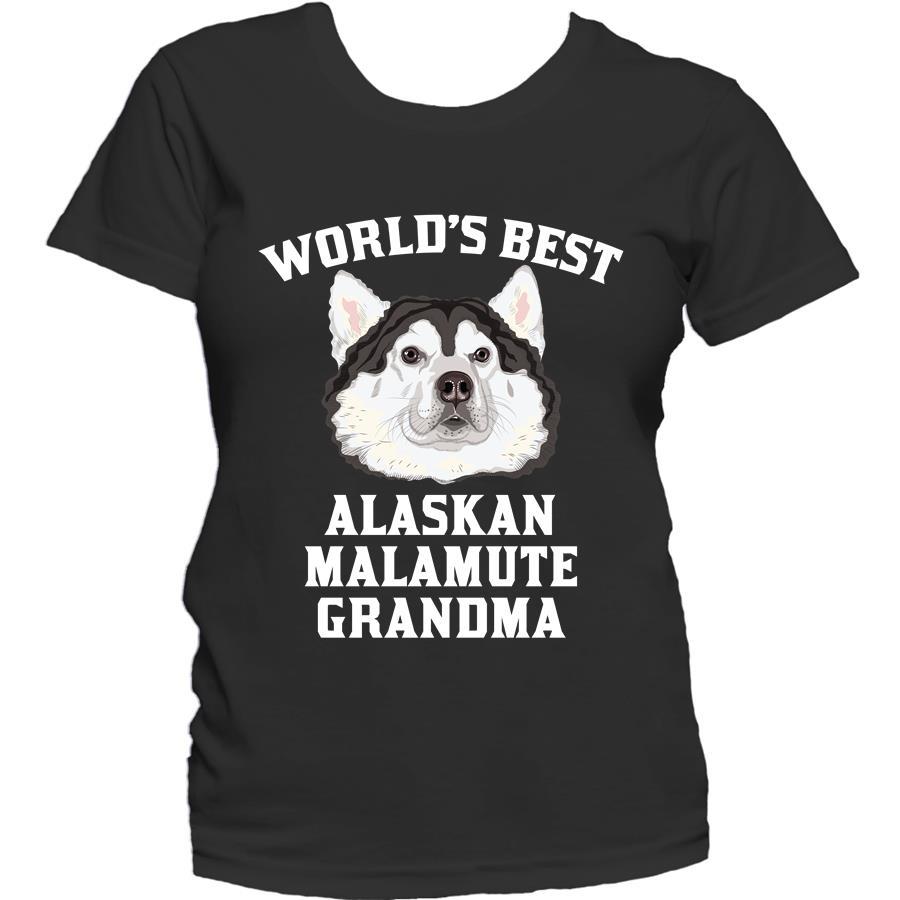 World's Best Alaskan Malamute Grandma Dog Women's T-Shirt
