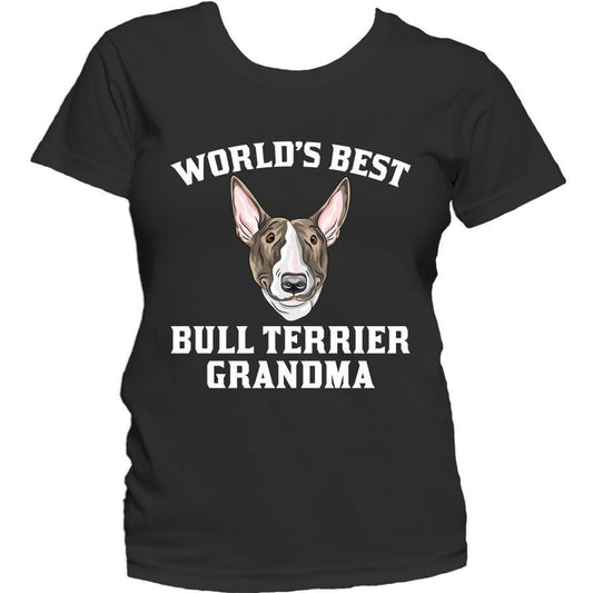 World's Best Bull Terrier Grandma Dog Women's T-Shirt