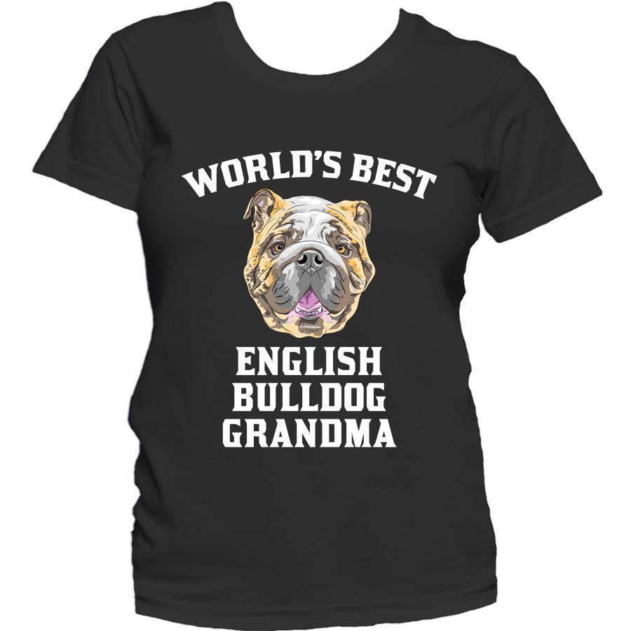 World's Best English Bulldog Grandma Dog Women's T-Shirt