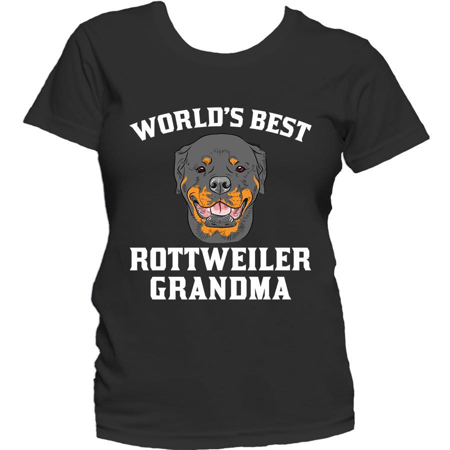 World's Best Rottweiler Grandma Dog Women's T-Shirt