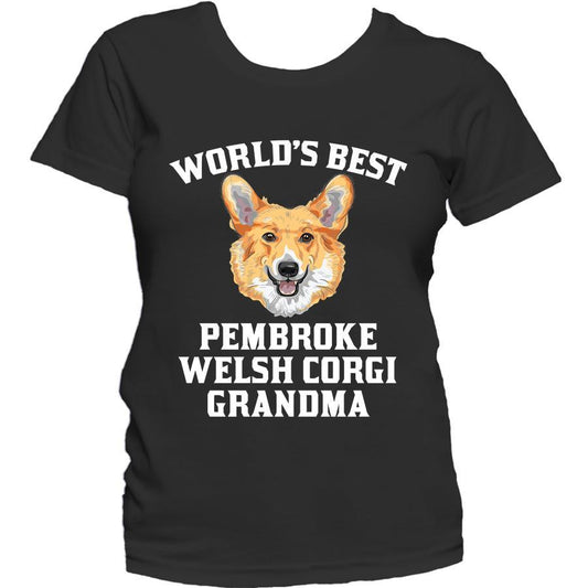 World's Best Pembroke Welsh Corgi Grandma Dog Women's Shirt