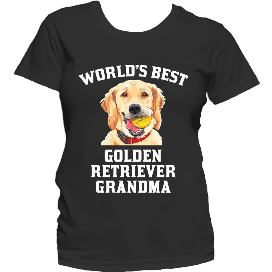 World's Best Golden Retriever Grandma Dog Women's T-Shirt
