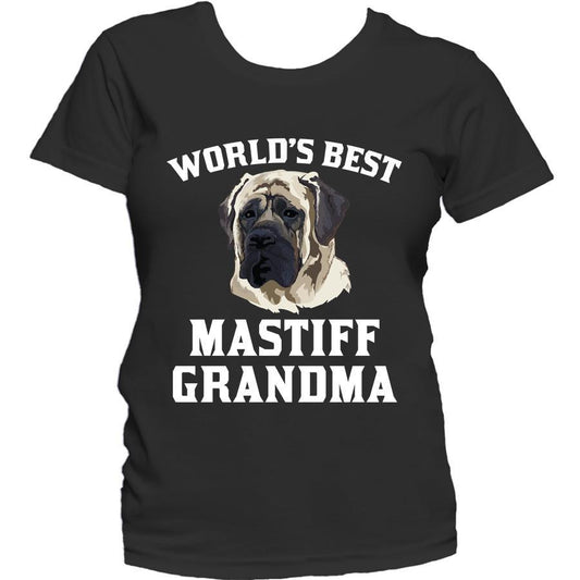 World's Best Mastiff Grandma Dog Women's T-Shirt