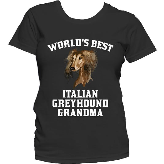 World's Best Italian Greyhound Grandma Dog Women's T-Shirt