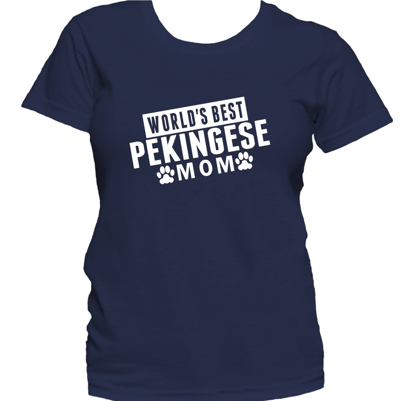 Pekingese Mom Shirt - World's Best Pekingese Mom Women's T-Shirt