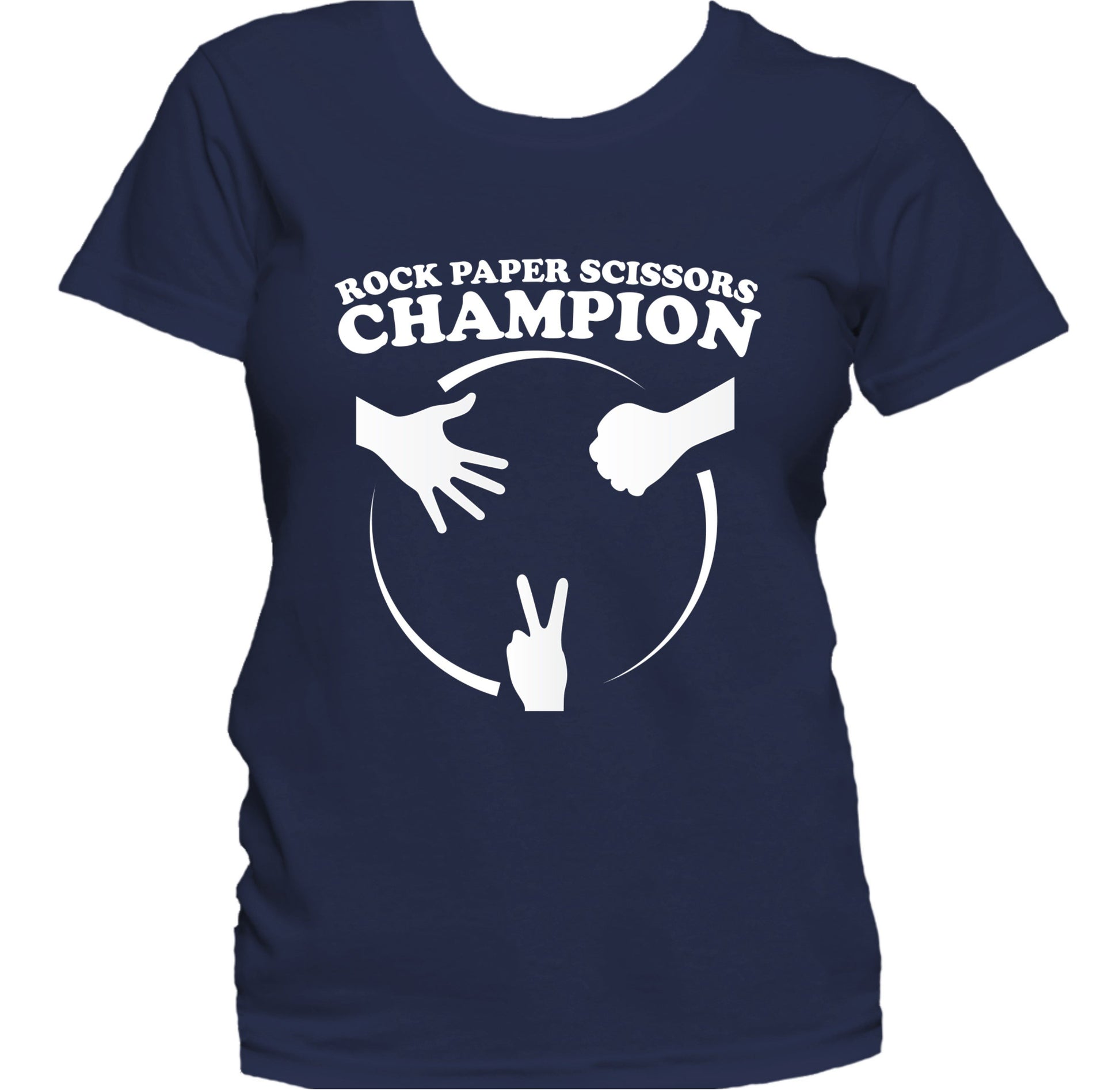 Funny Rock Paper Scissors Champion Roshambo Women's T-Shirt