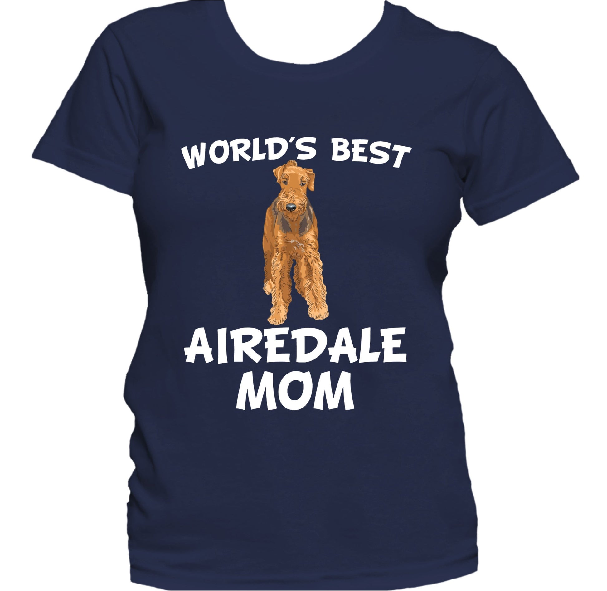 World's Best Airedale Mom Dog Owner Women's T-Shirt