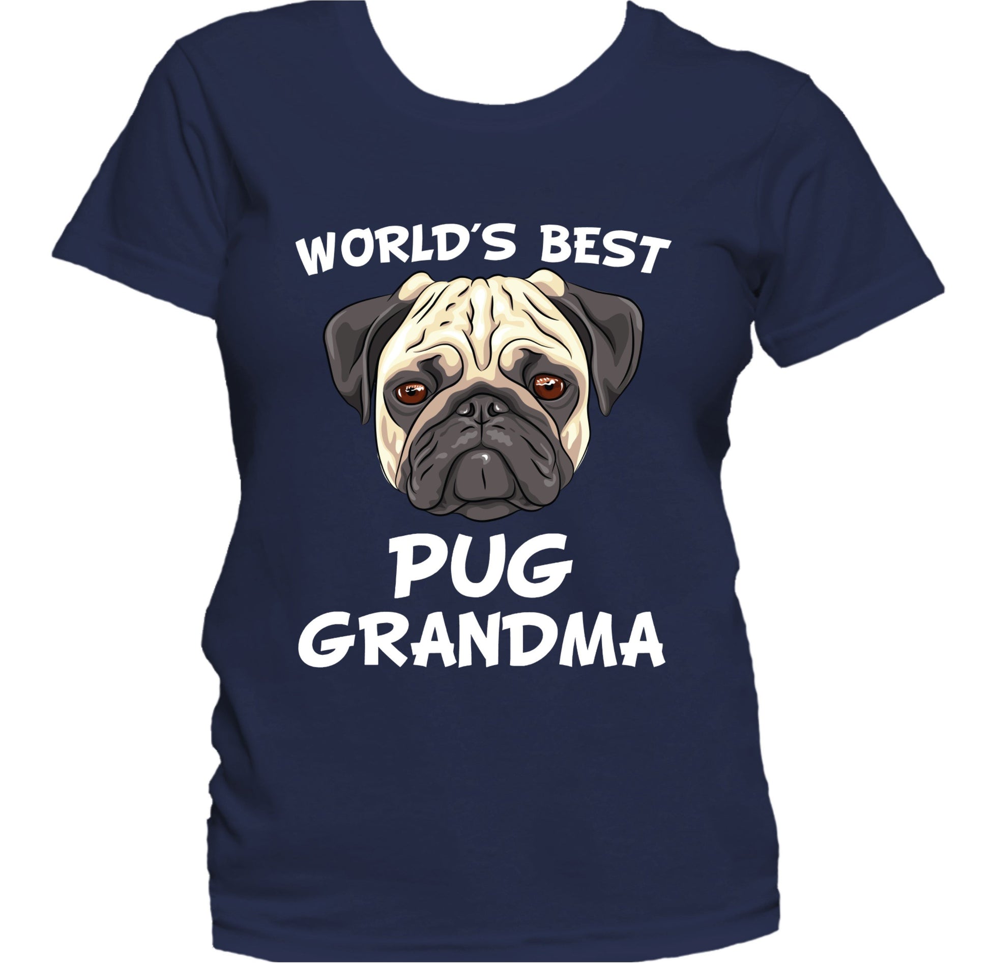 World's Best Pug Grandma Dog Owner Women's T-Shirt