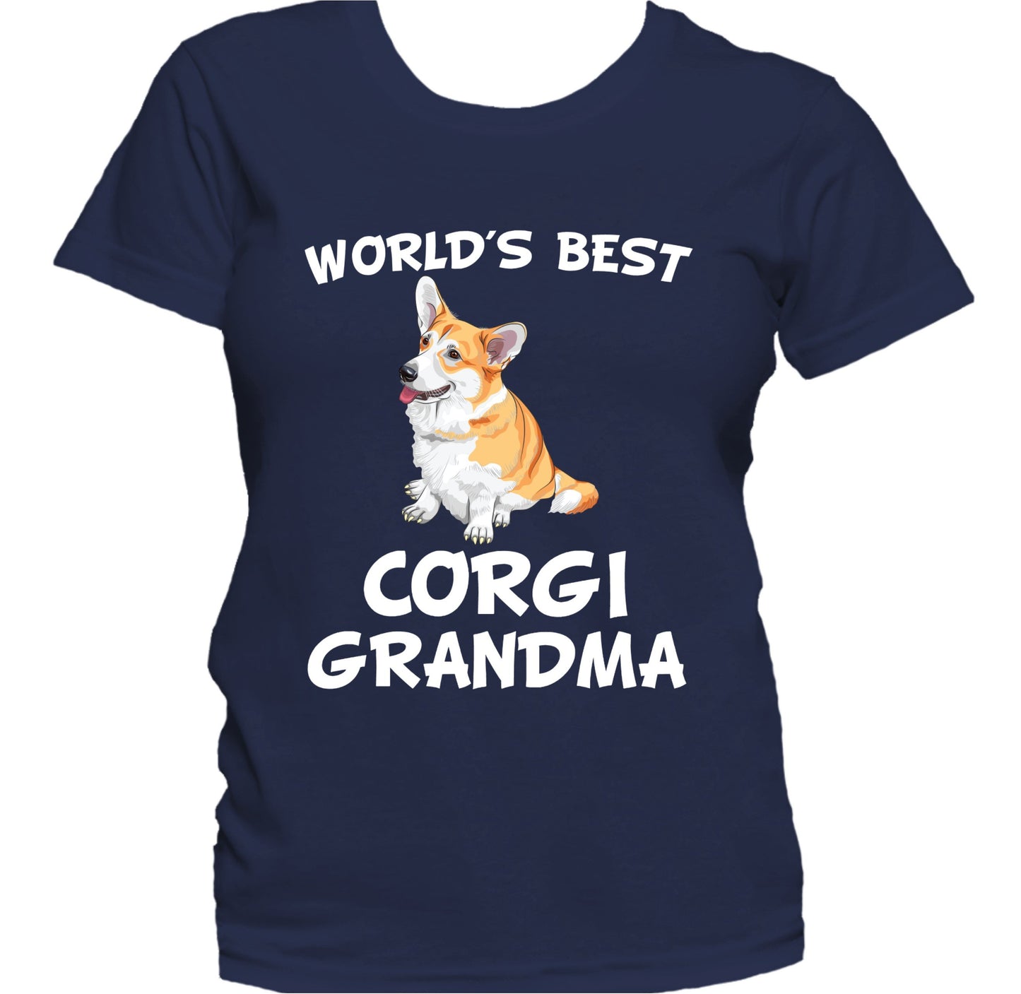 World's Best Corgi Grandma Dog Owner Women's T-Shirt