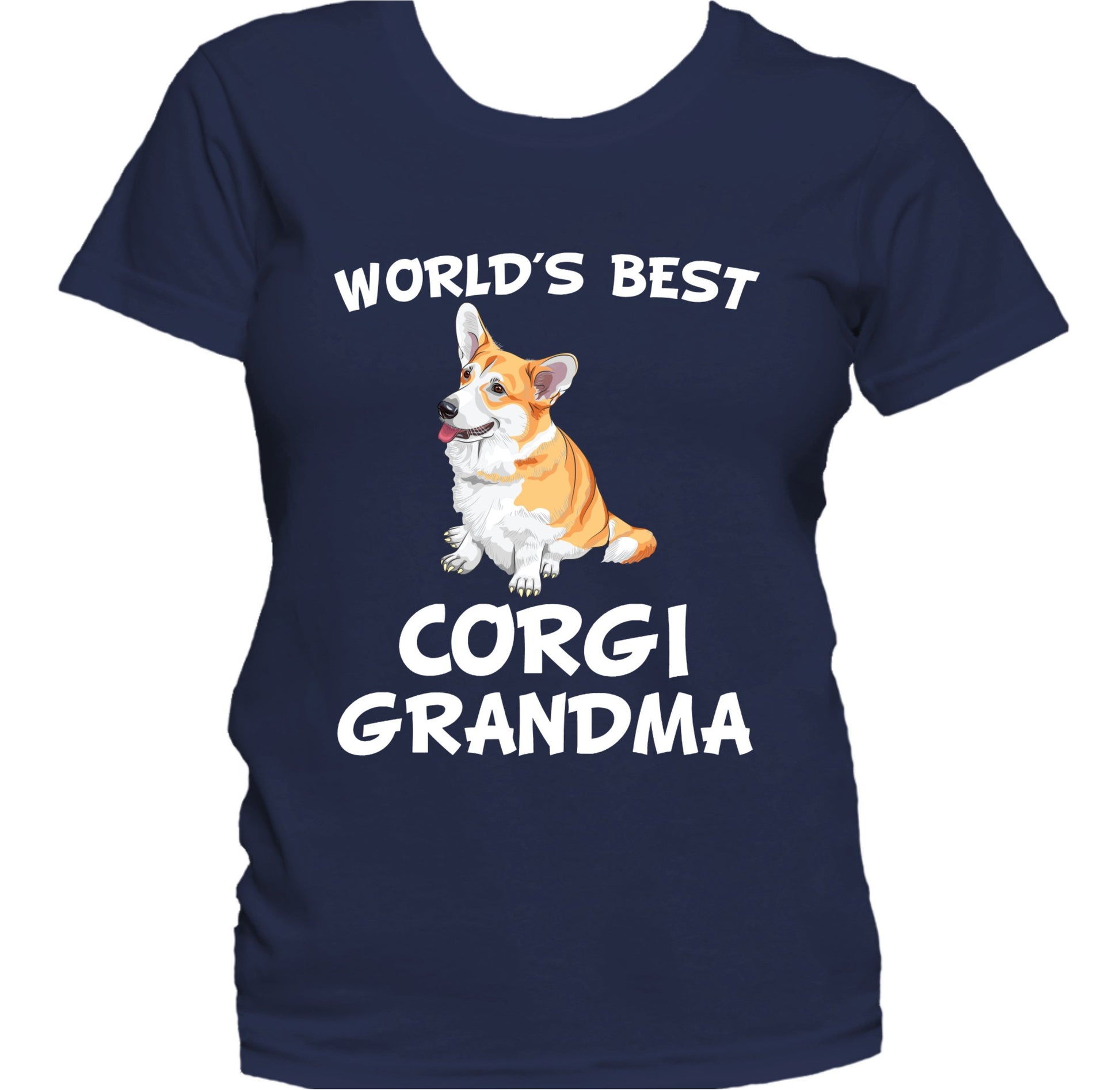World's Best Corgi Grandma Dog Owner Women's T-Shirt