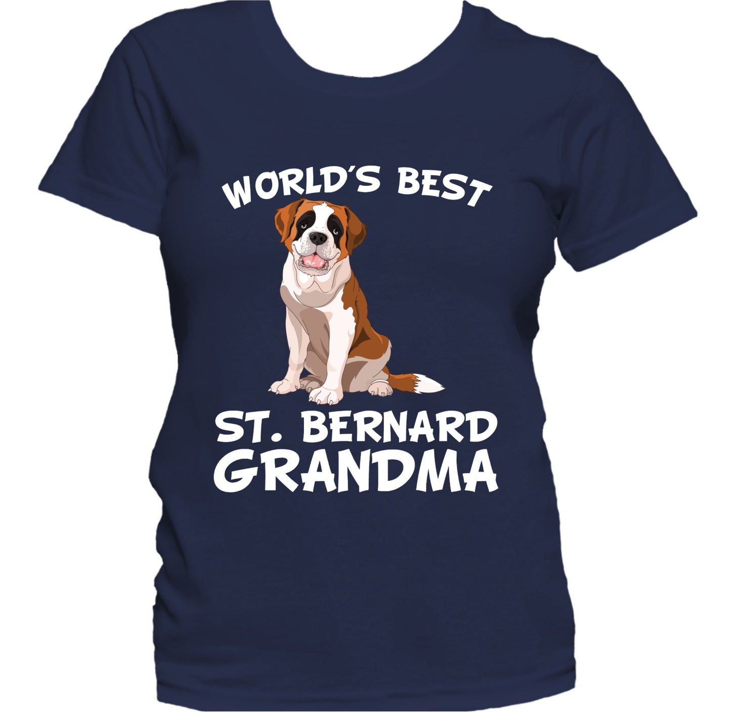 World's Best St. Bernard Grandma Dog Owner Women's T-Shirt