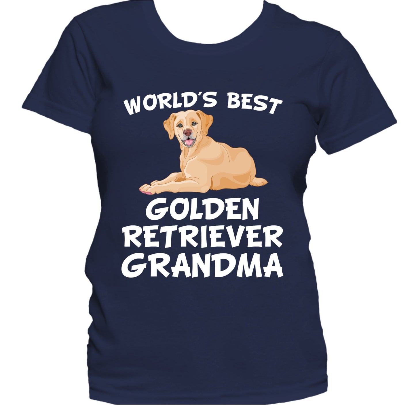 World's Best Golden Retriever Grandma Dog Owner Women's T-Shirt