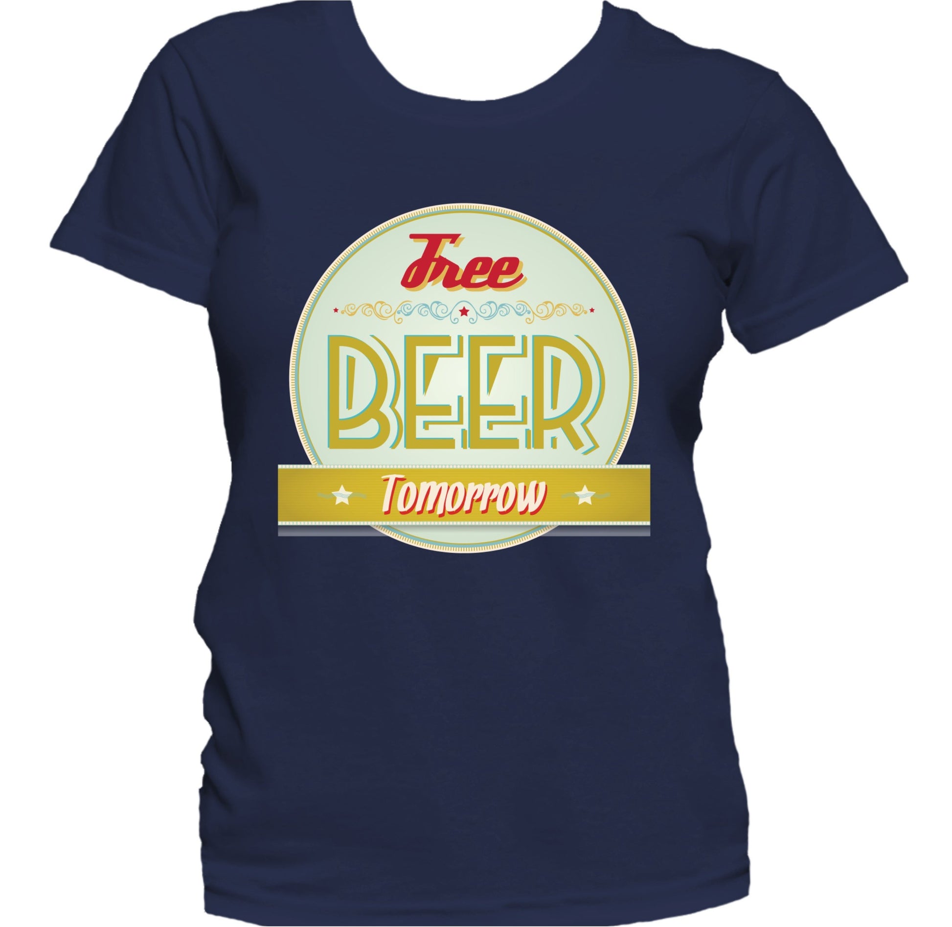 Free Beer Tomorrow Classic Funny Bartender Women's T-Shirt