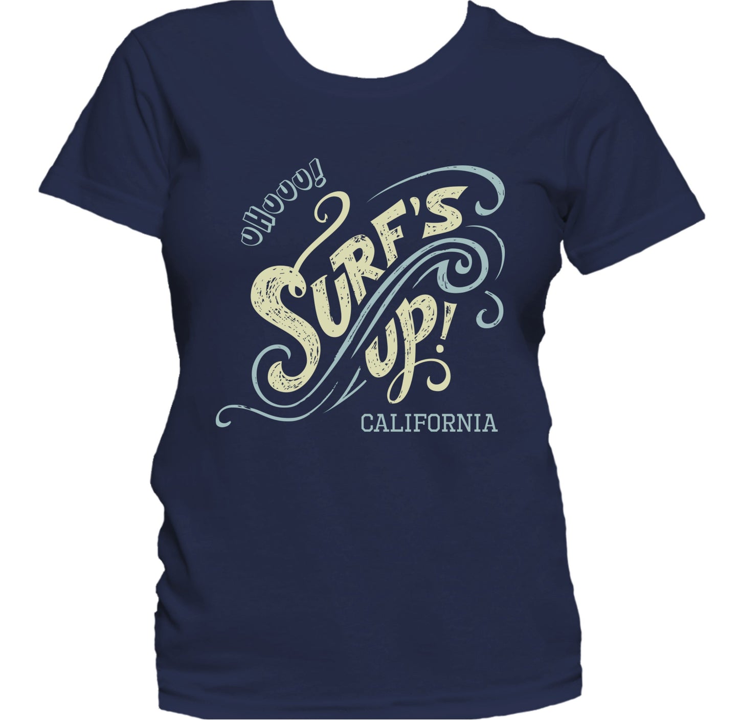 Surf's Up California Vintage Retro Style Surfing Women's T-Shirt