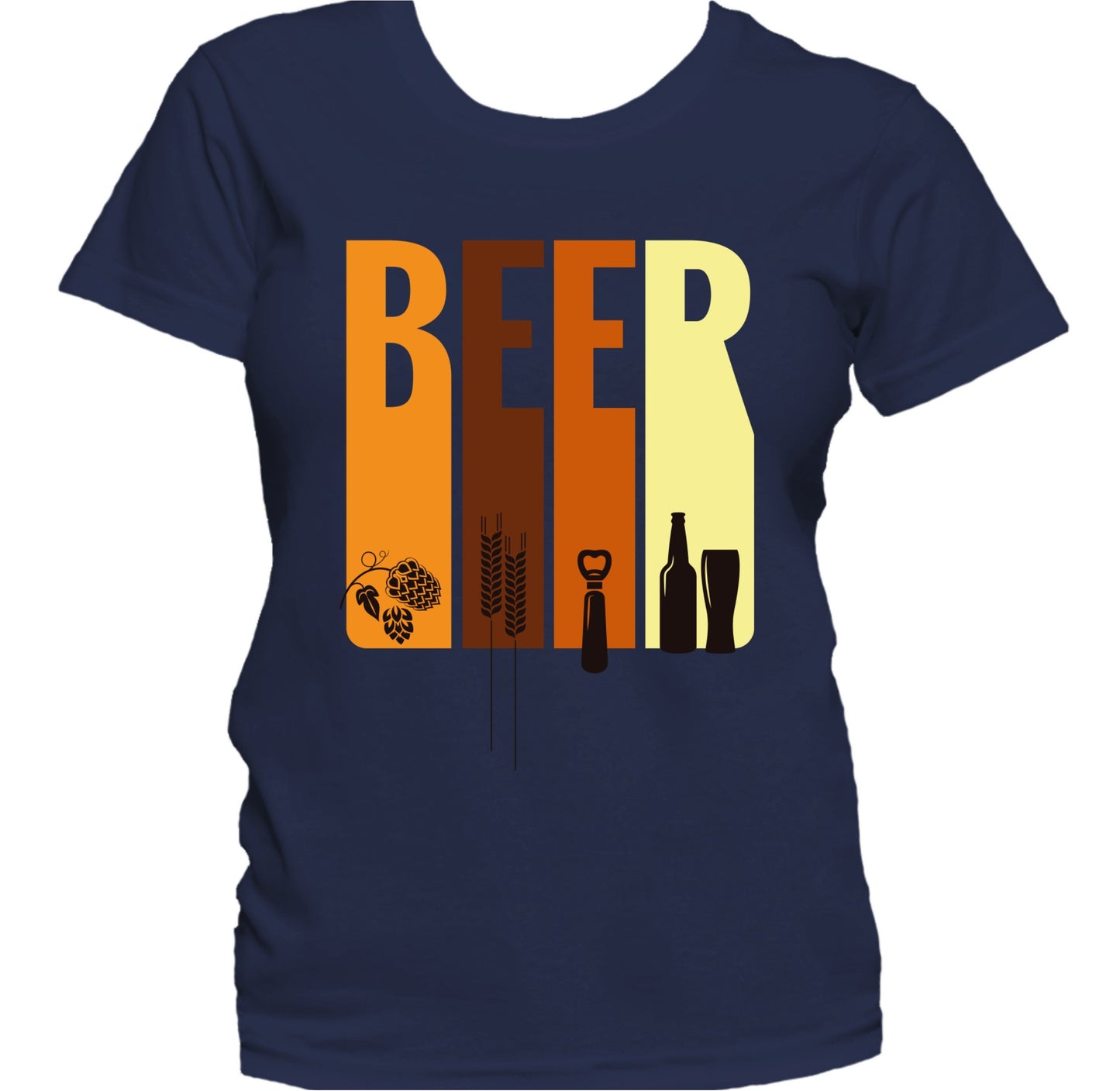 Retro Vintage Style Beer Women's T-Shirt For Homebrewers