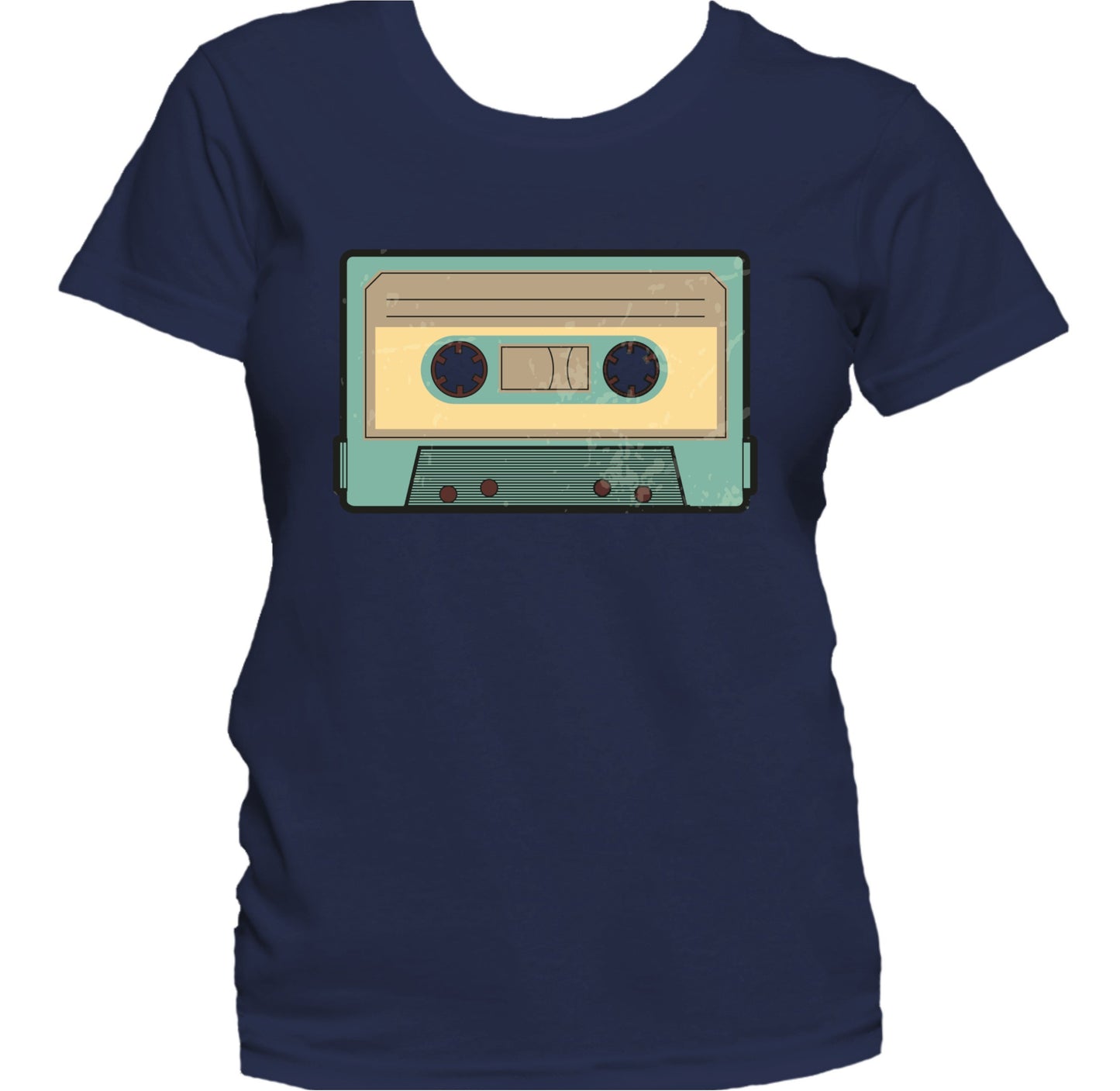 Vintage Cassette Tape Retro Music Women's T-Shirt