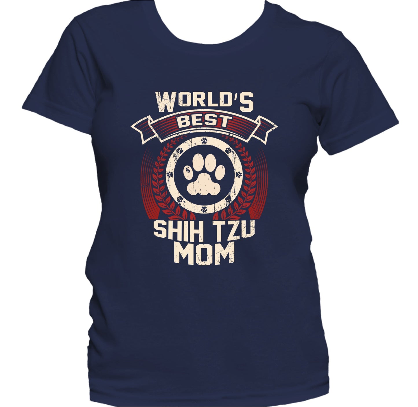World's Best Shih Tzu Mom Women's T-Shirt - Dog Mom Shirt