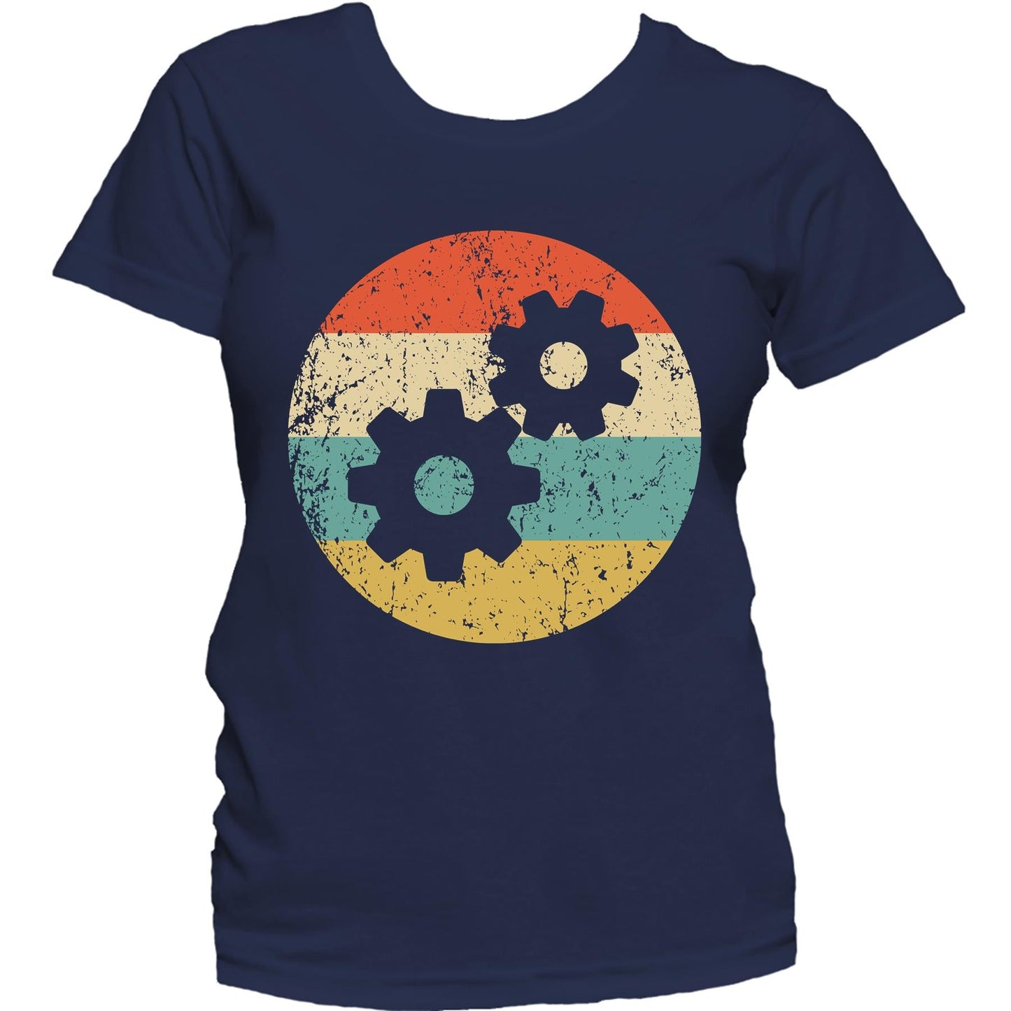 Engineer Shirt - Vintage Retro Gears Women's T-Shirt