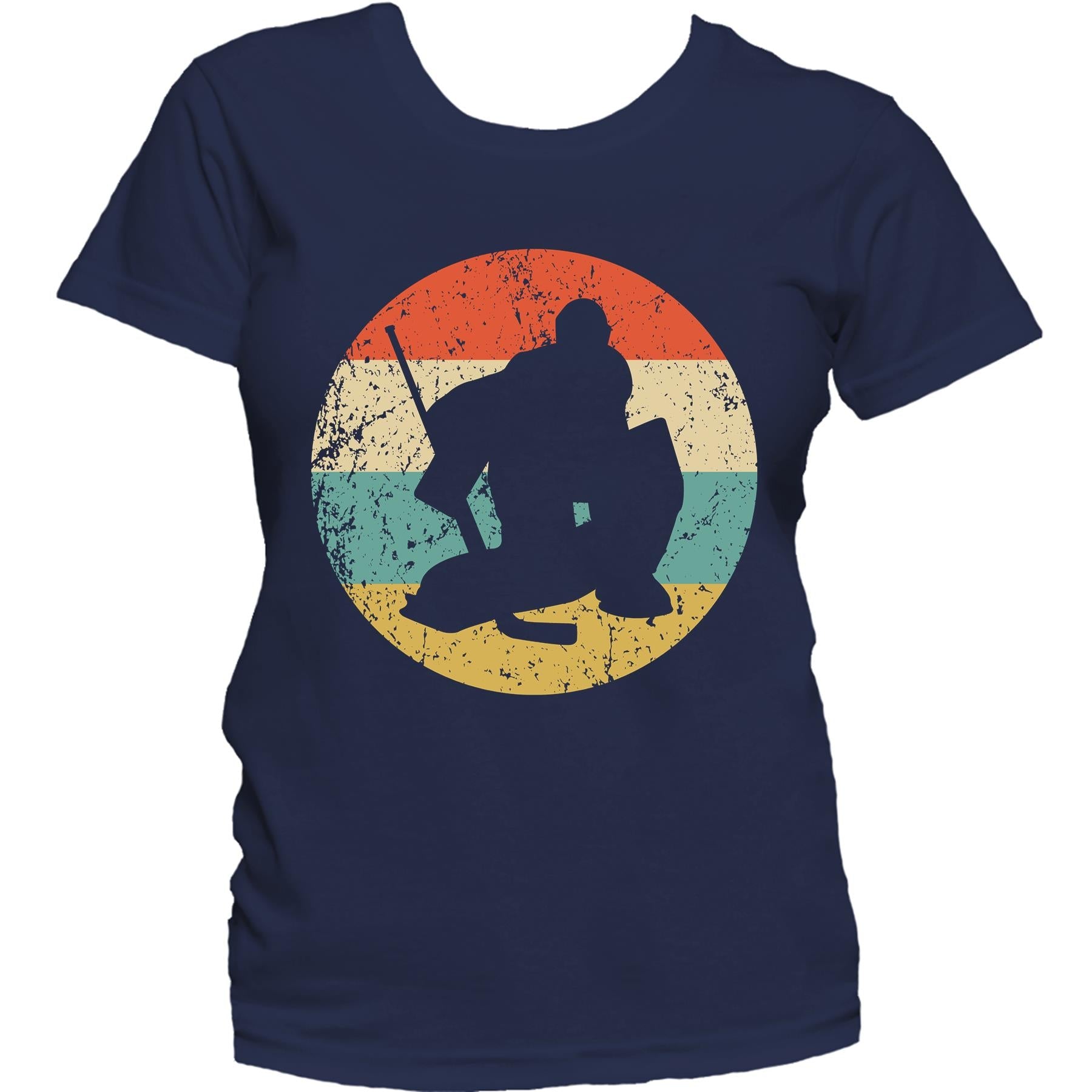 Hockey Shirt - Vintage Retro Hockey Goalie Women's T-Shirt