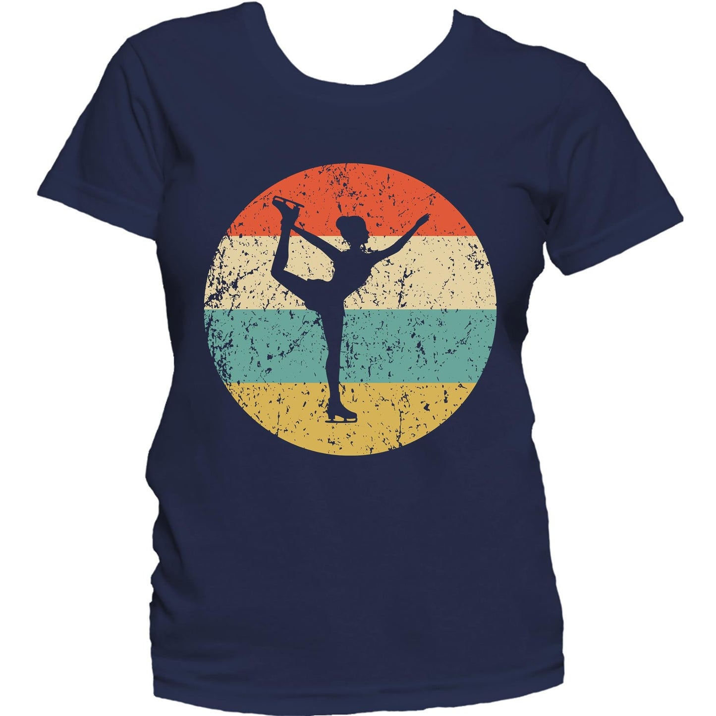 Figure Skating Shirt - Vintage Retro Figure Skater Women's T-Shirt