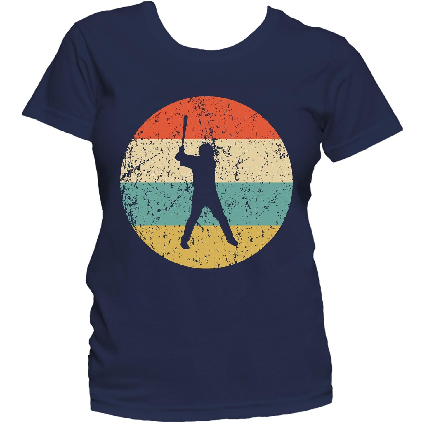 Baseball Shirt - Vintage Retro Baseball Player Women's T-Shirt