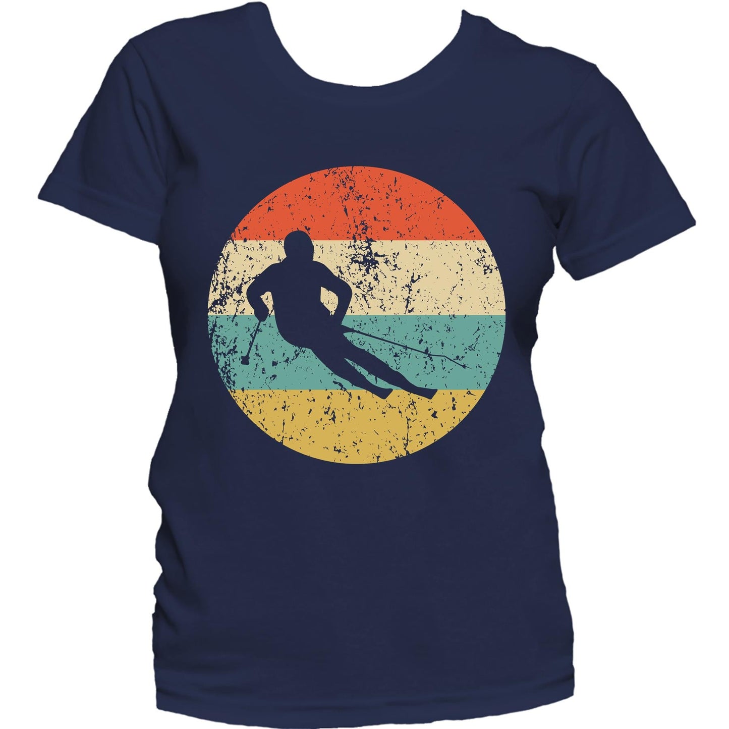 Skiing Shirt - Vintage Retro Skier Women's T-Shirt