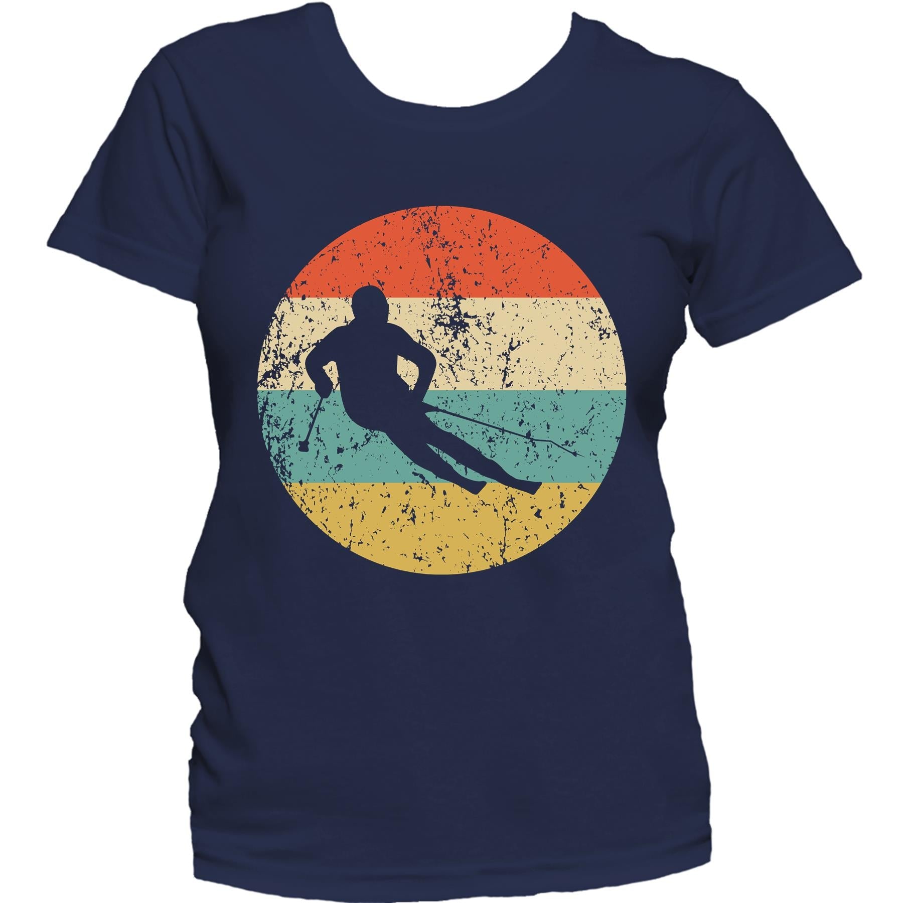 Skiing Shirt - Vintage Retro Skier Women's T-Shirt