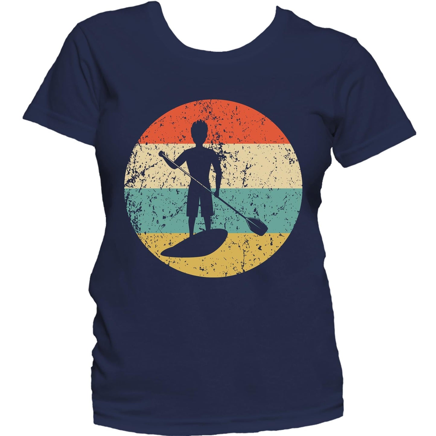 Paddleboarding Shirt - Vintage Retro Paddleboard Women's T-Shirt