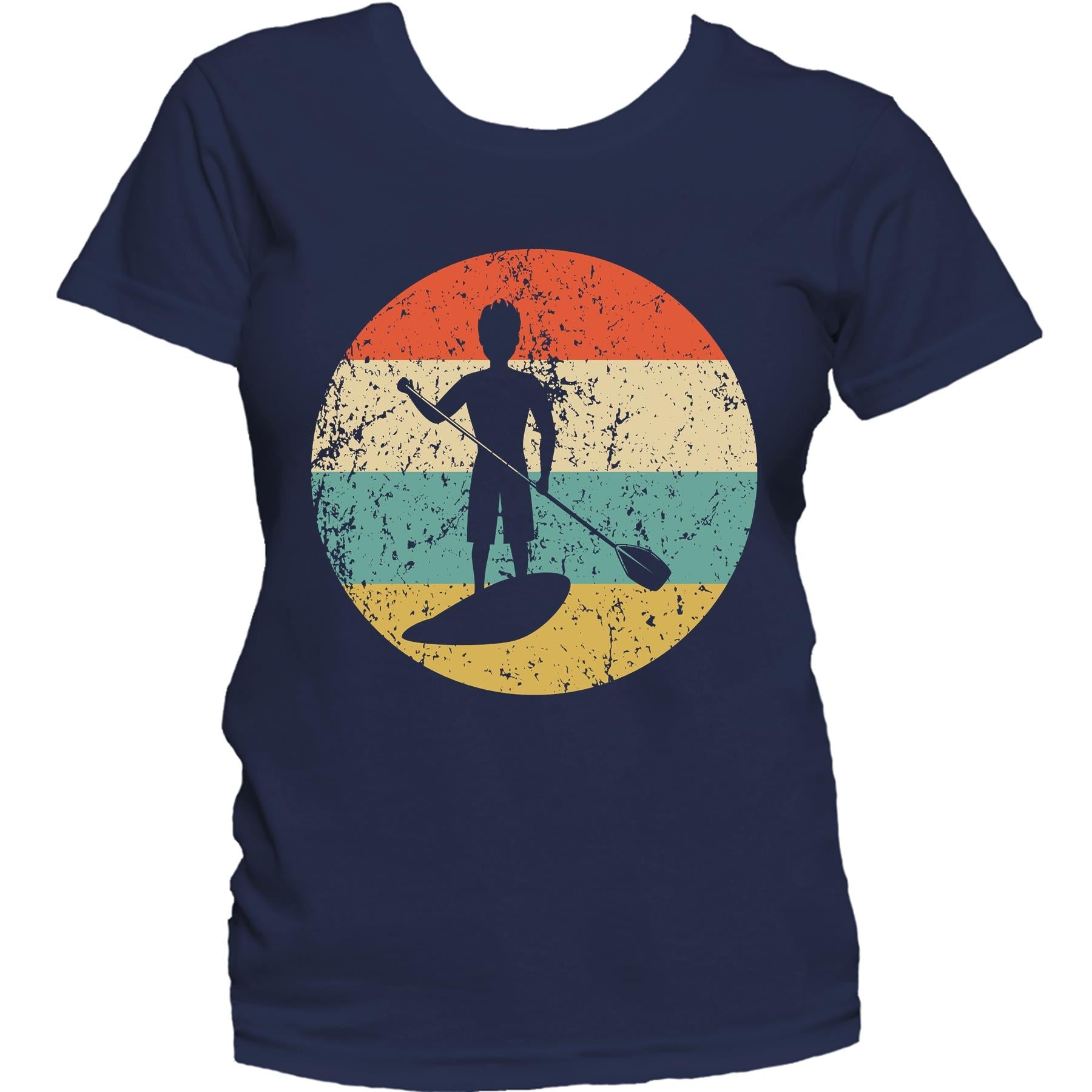 Paddleboarding Shirt - Vintage Retro Paddleboard Women's T-Shirt