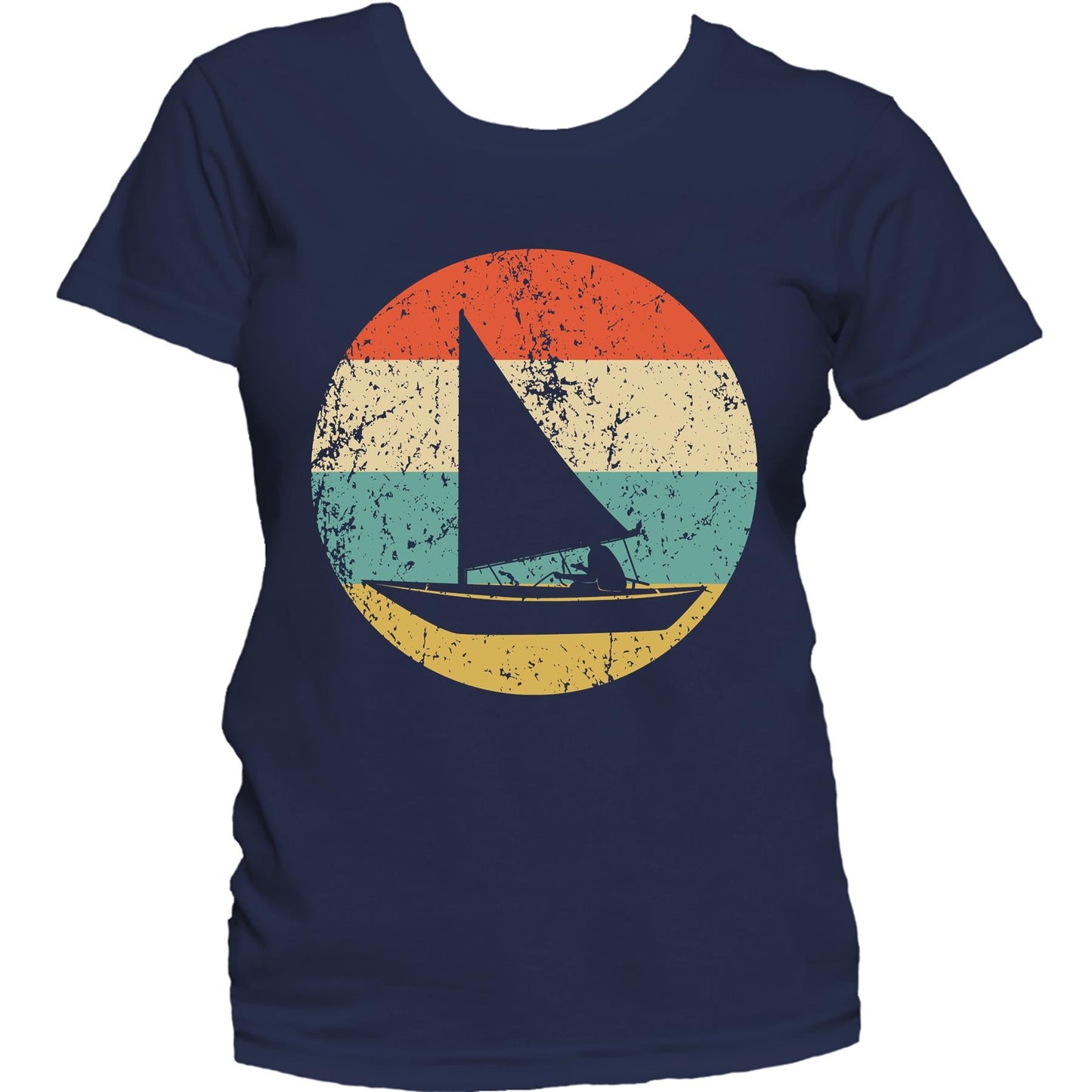 Sailing Shirt - Vintage Retro Sail Boat Women's T-Shirt