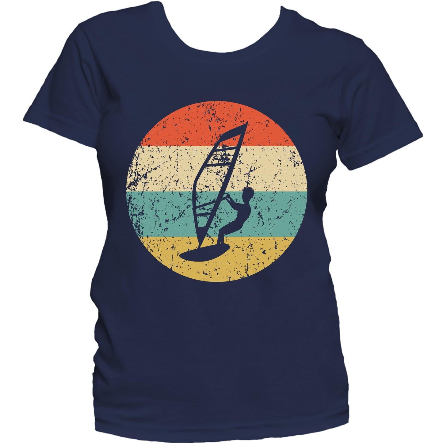 Windsurfing Shirt - Vintage Retro Windsurfer Women's T-Shirt