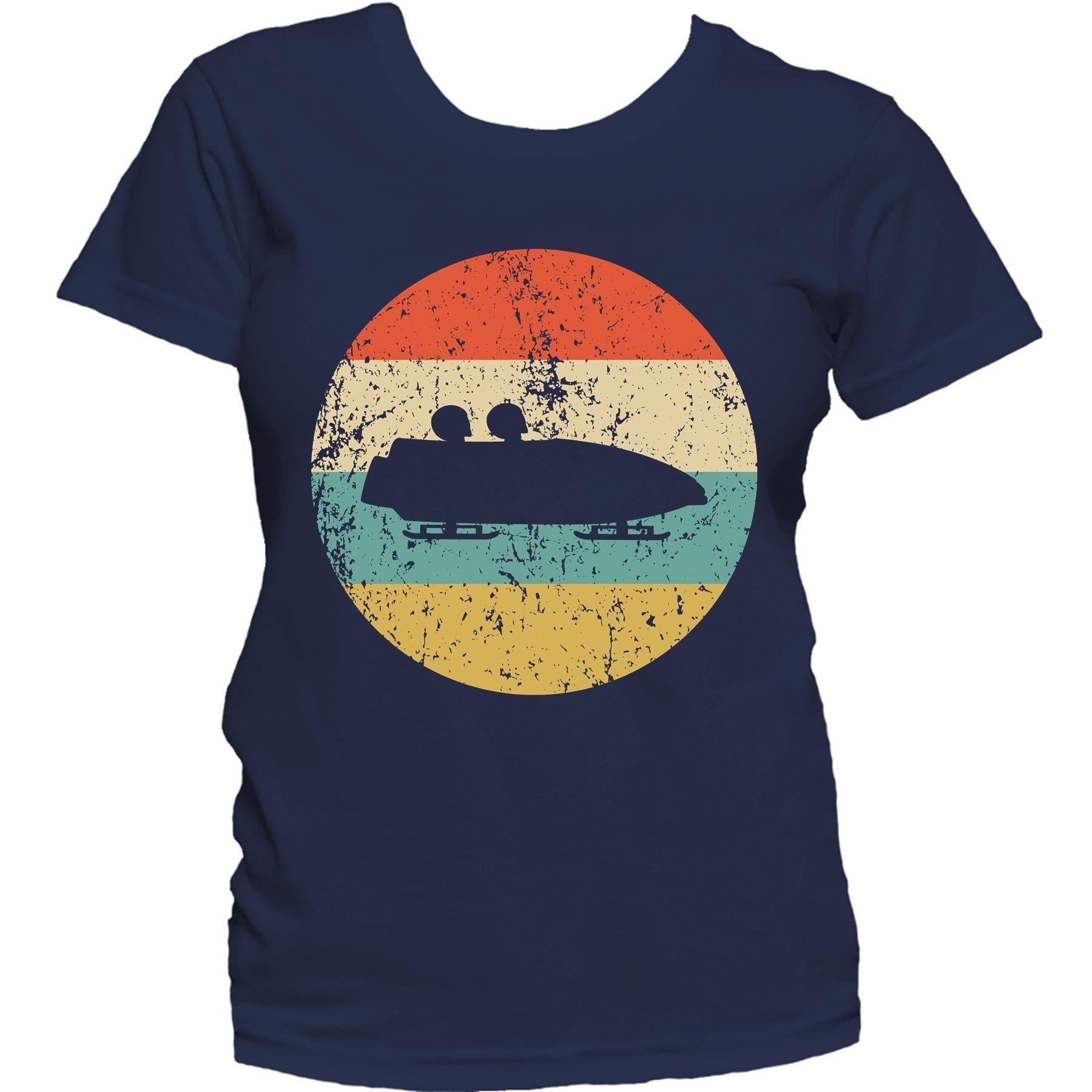 Bobsledding Shirt - Vintage Retro Bobsledder Women's T-Shirt