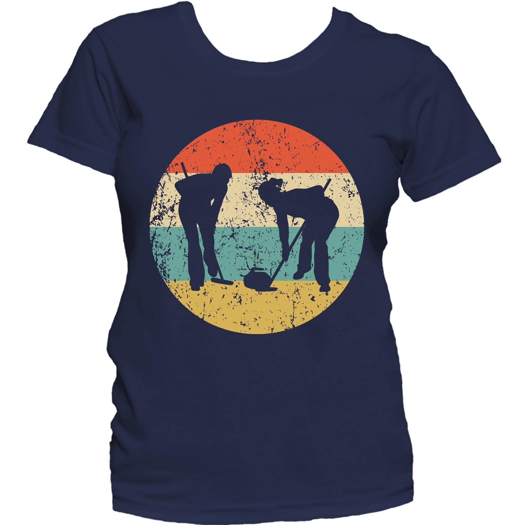 Curling Shirt - Vintage Retro Curler Women's T-Shirt