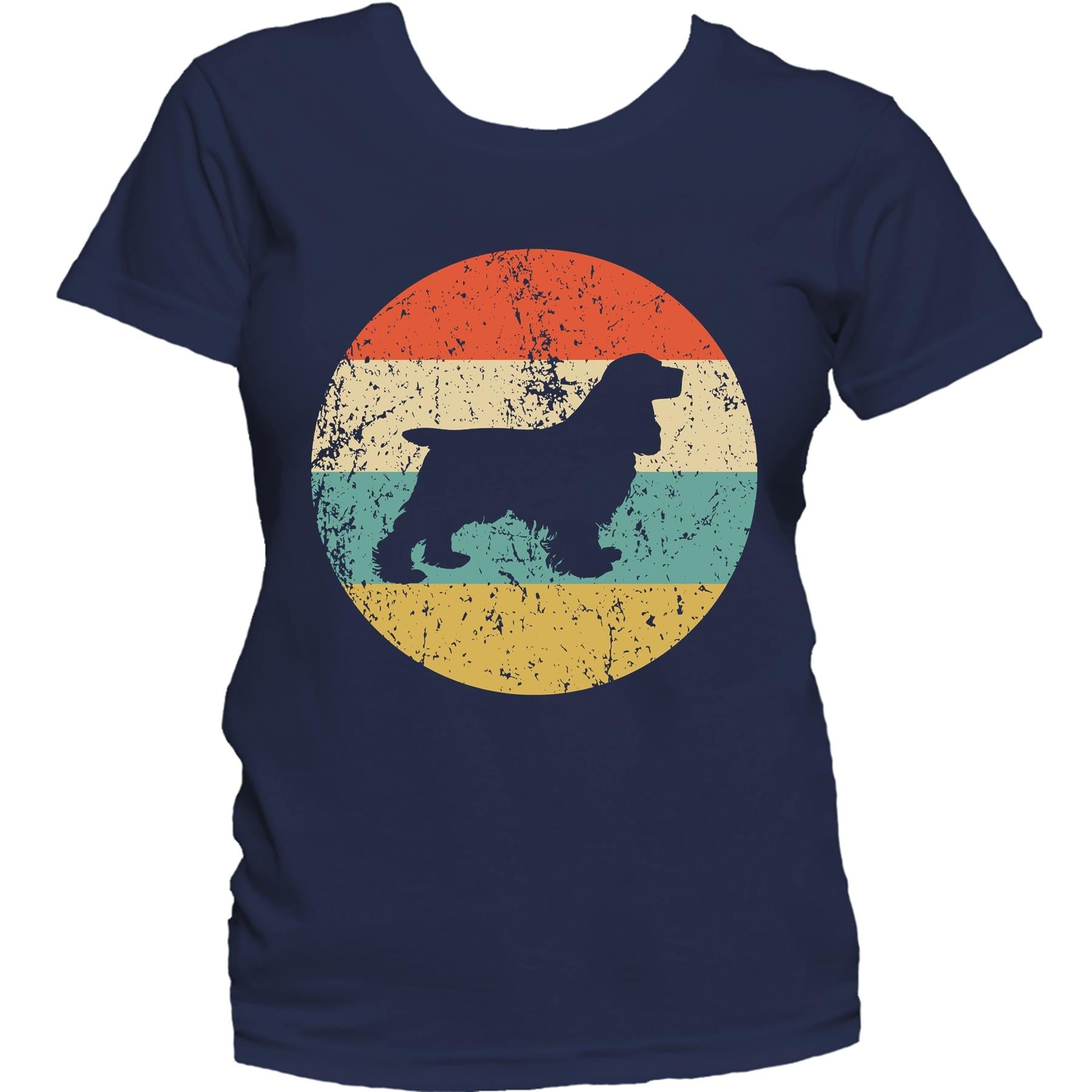 Cocker Spaniel Shirt - Retro Cocker Spaniel Dog Women's T-Shirt
