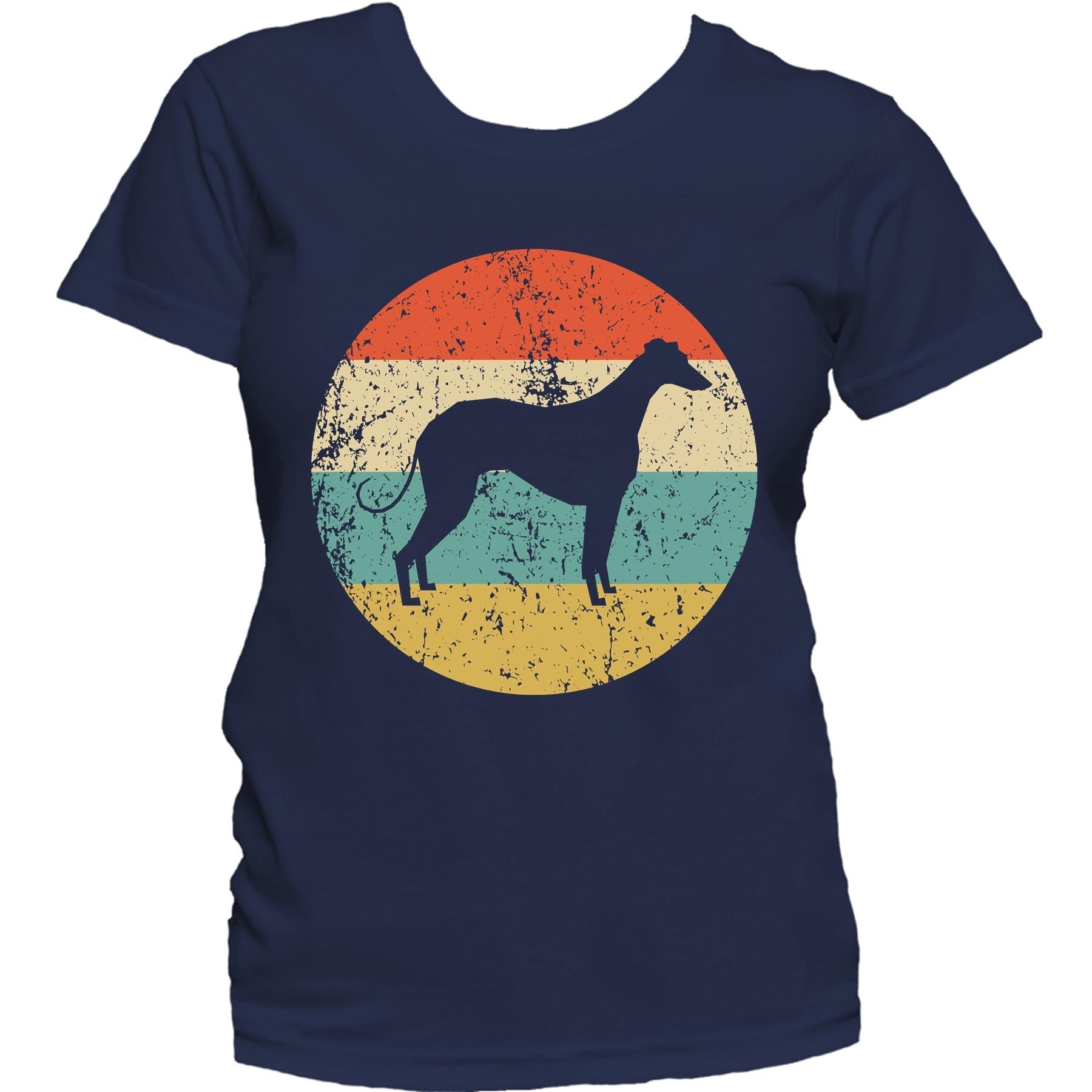 Greyhound Shirt - Vintage Retro Greyhound Dog Women's T-Shirt