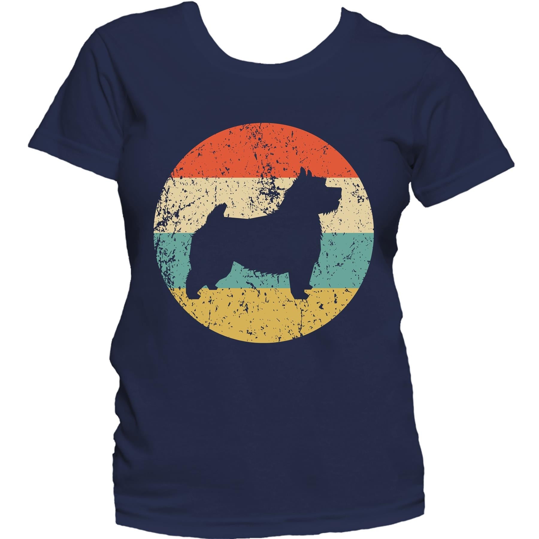 Norwich Terrier Shirt - Retro Norwich Terrier Dog Women's T-Shirt