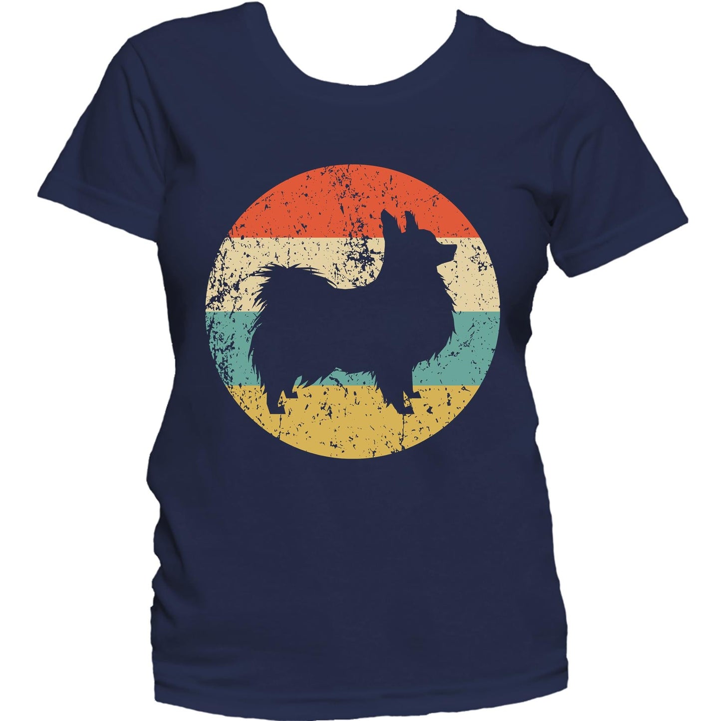 Papillon Shirt - Vintage Retro Papillon Dog Women's T-Shirt