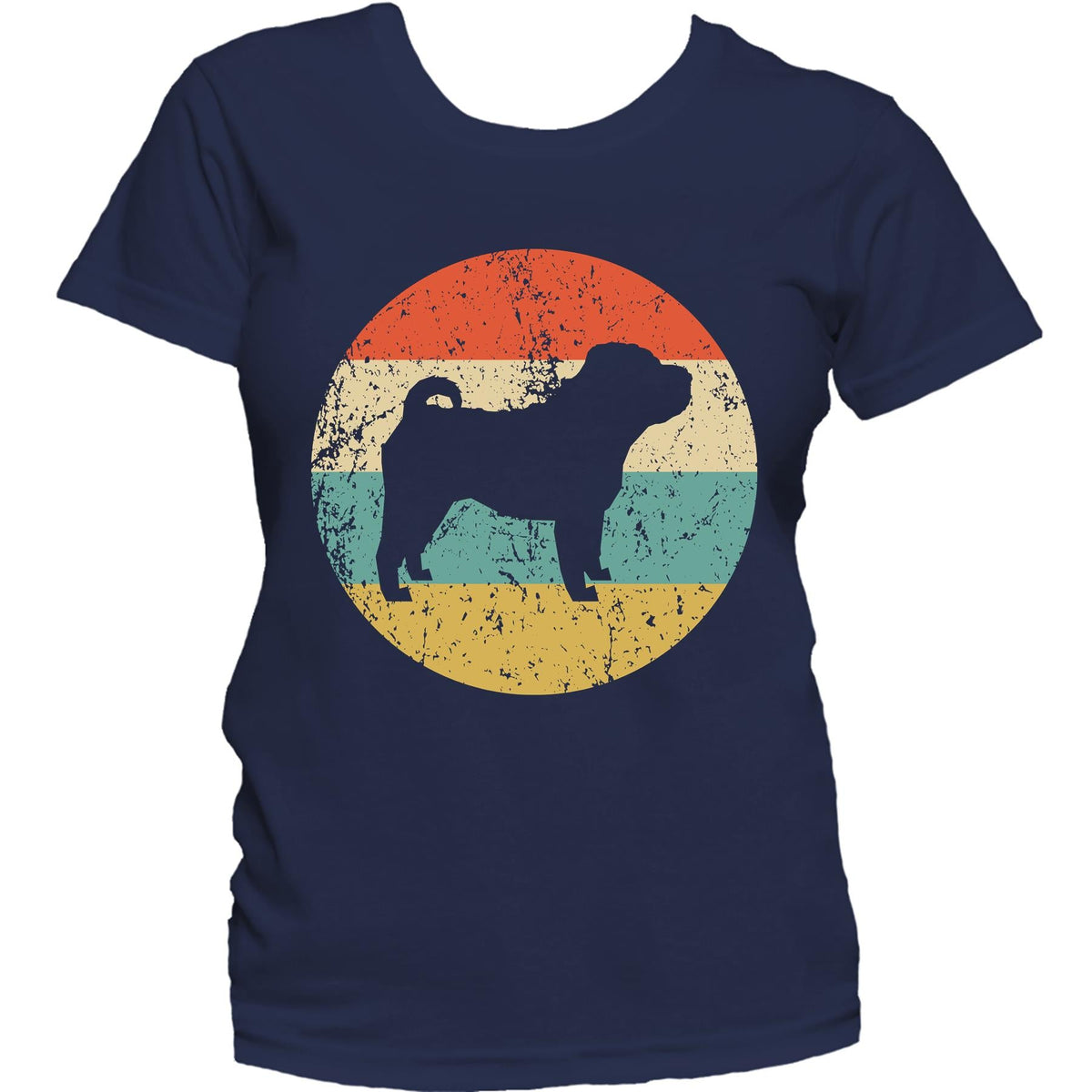 Shar Pei Shirt - Vintage Retro Shar Pei Dog Women's T-Shirt