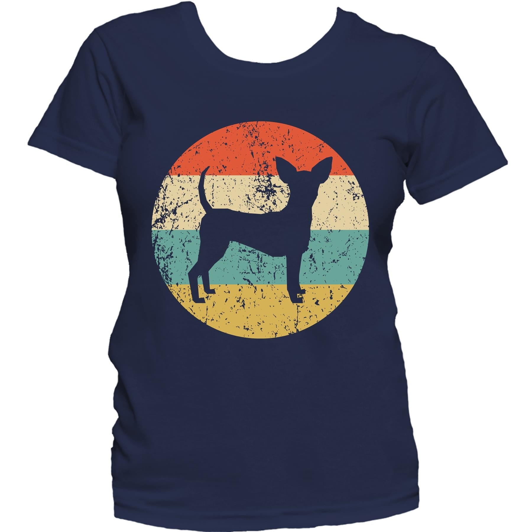 Toy Fox Terrier Shirt - Retro Toy Fox Terrier Dog Women's T-Shirt