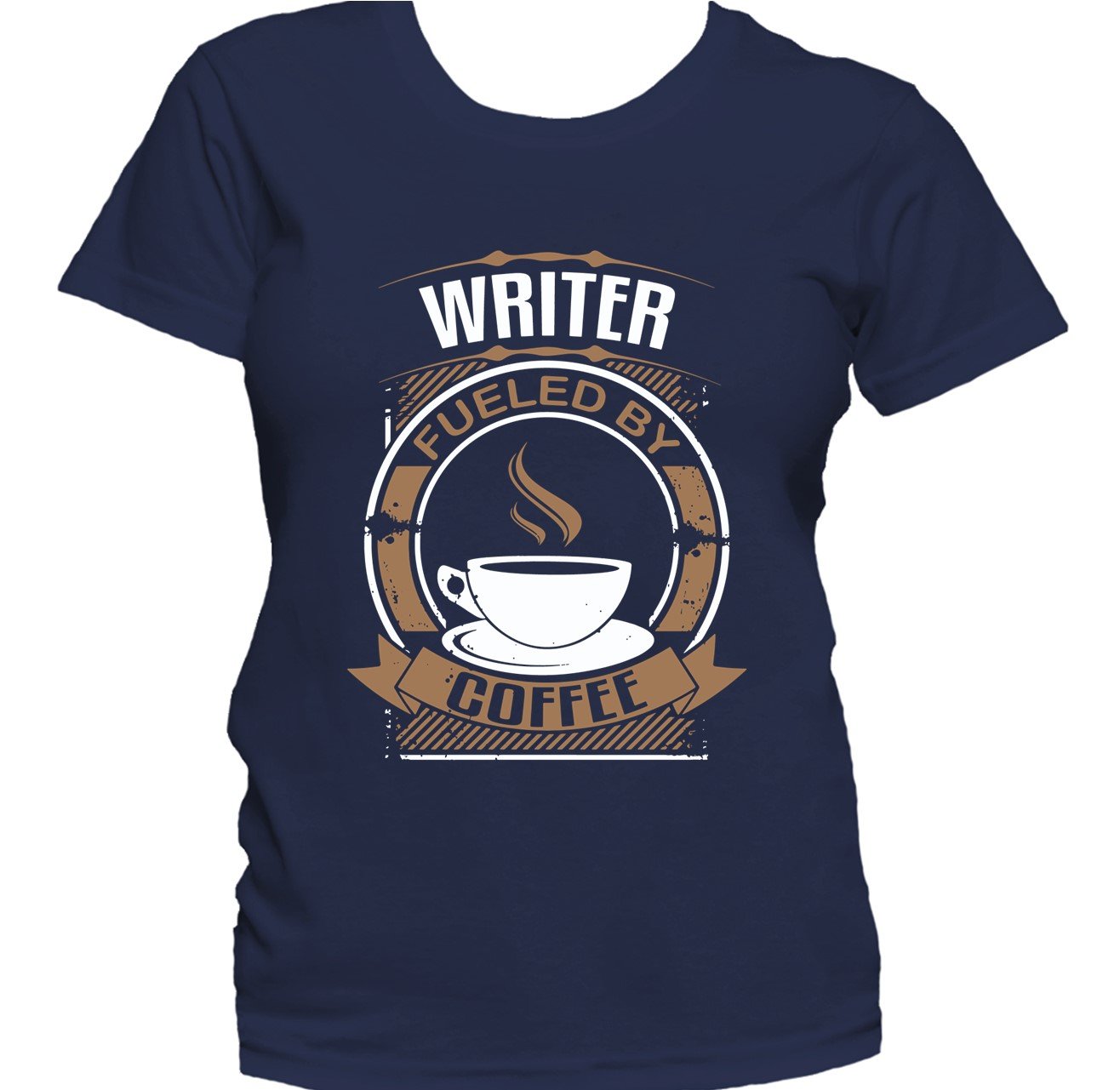 Writer Fueled By Coffee Funny Writing Women's T-Shirt
