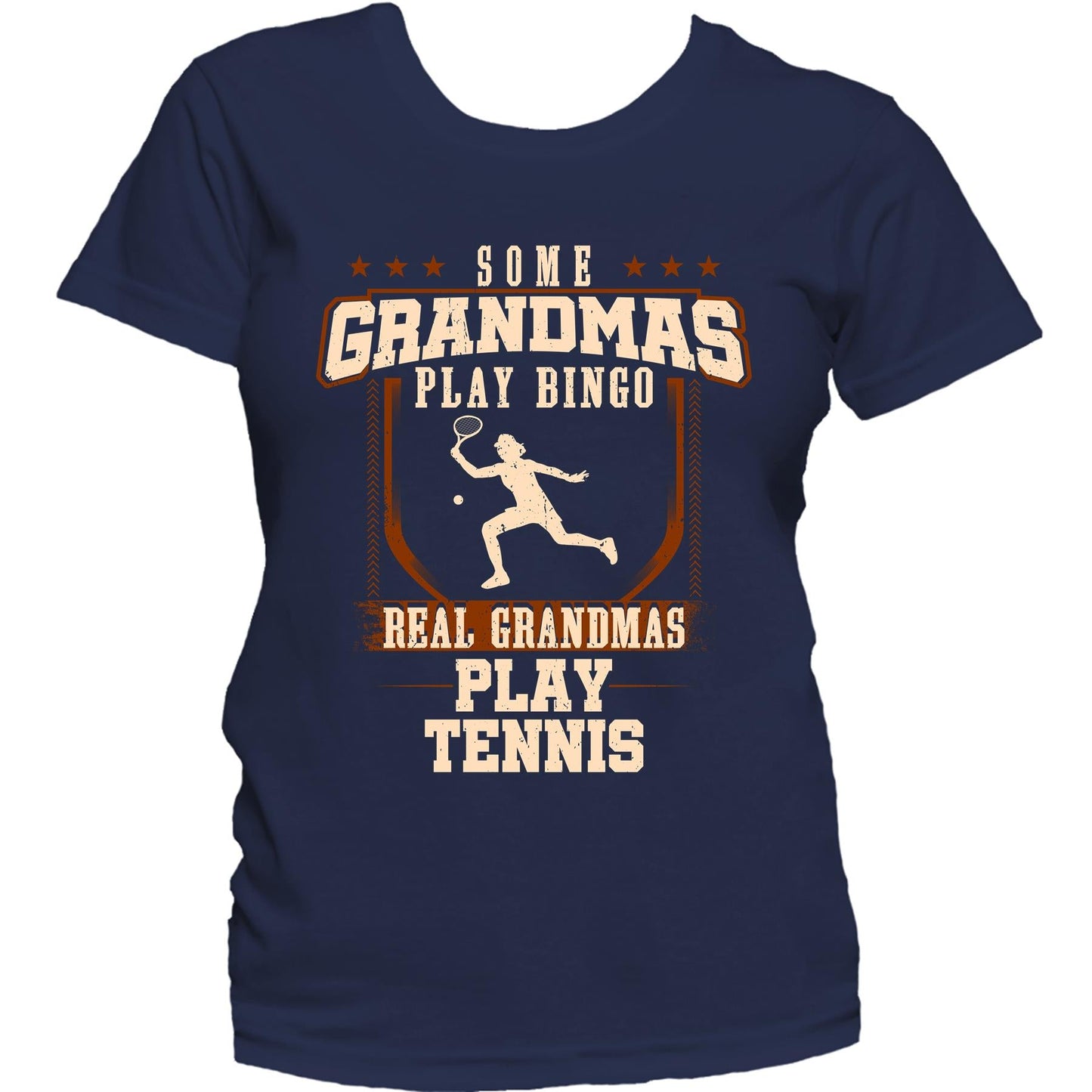 Some Grandmas Play Bingo Real Grandmas Play Tennis Women's T-Shirt